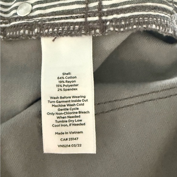 Talbots Gray Patterned Jeggings - Picture 7 of 11